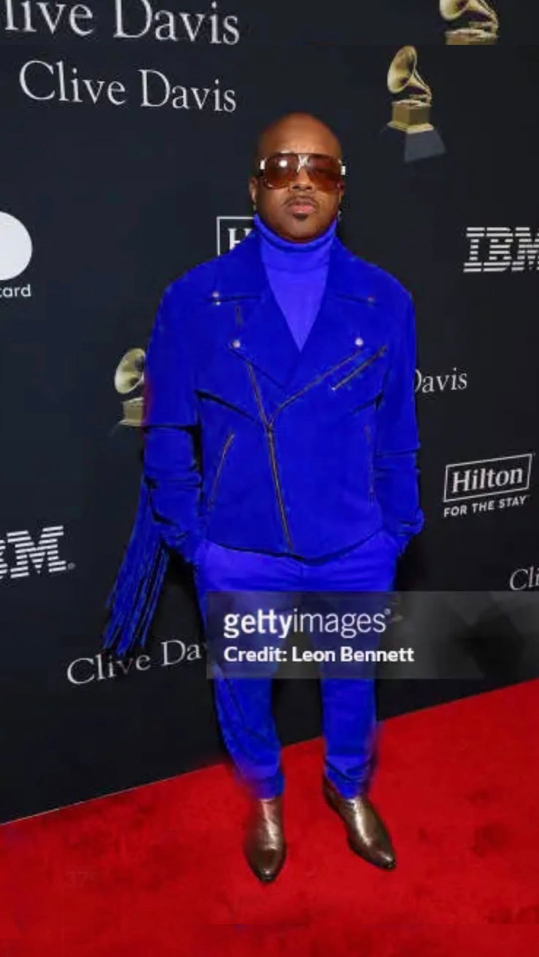 Jermaine Dupri Grammy Awards styled by Sankara